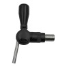 Robinet alpha laiton chromé noir Robinet alpha laiton chromé noir