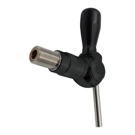 Robinet alpha laiton chromé noir Robinet alpha laiton chromé noir
