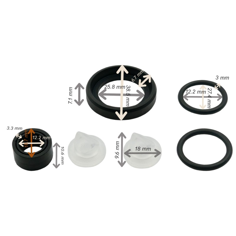 Kit joint tête de fût creuse