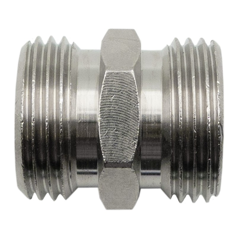 Double raccord filetages mâles 5/8"