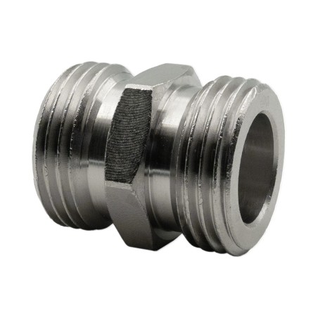 Double raccord filetages mâles 5/8" Double raccord filetages mâles 5/8"
