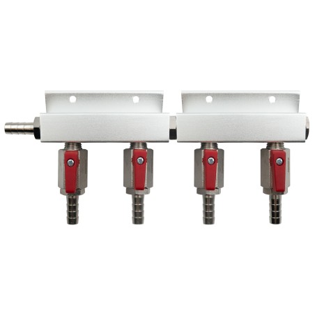 Distributeur CO2 4 vannes Distributeur CO2 4 vannes