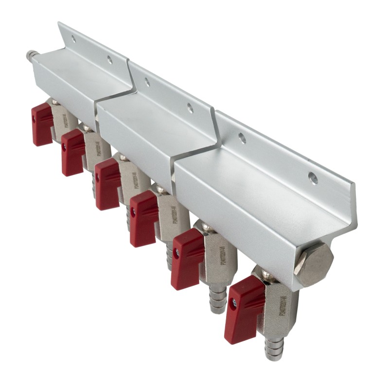 Distributeur CO2 6 vannes