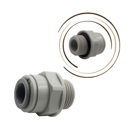 Union simple mâle 3/8