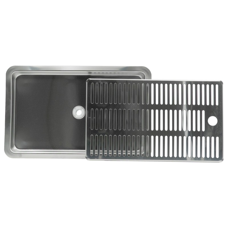 Égouttoir encastrable avec évacuation