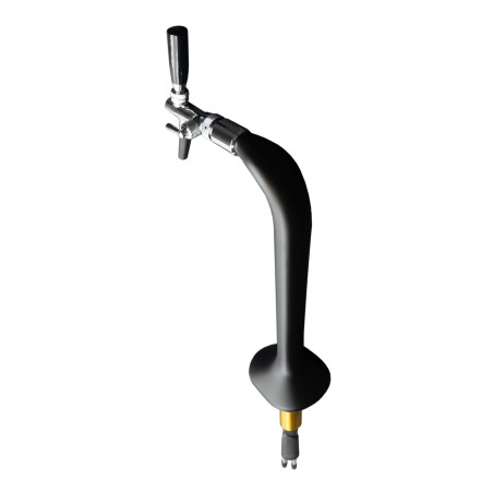 Colonne noir mat avec un robinet Colonne noir mat avec un robinet