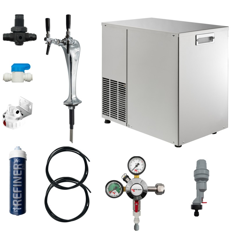 Pack fontaine à eau sous comptoir