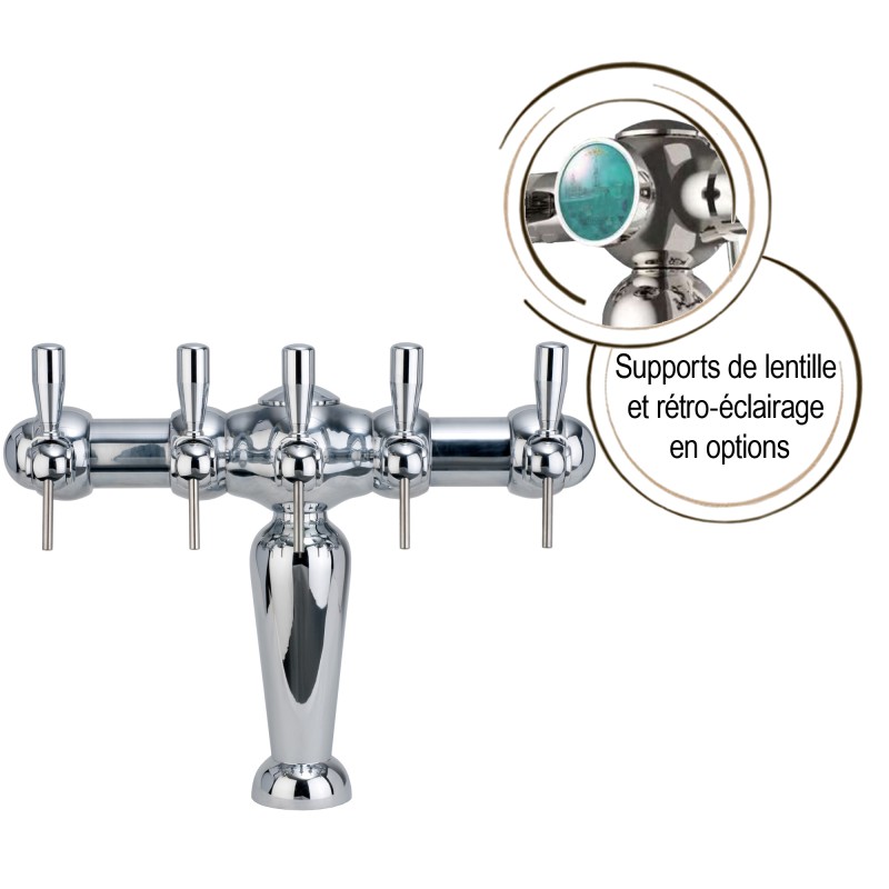 Colonne modèle parisienne 5 becs