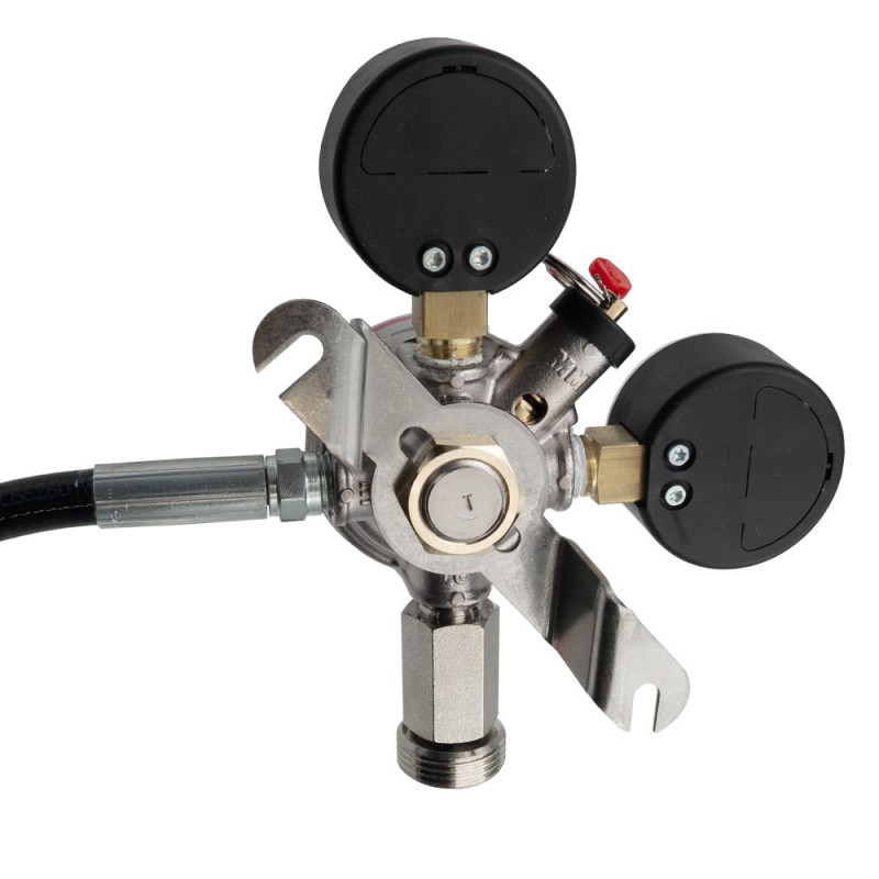 Détendeur avec tuyau haute pression