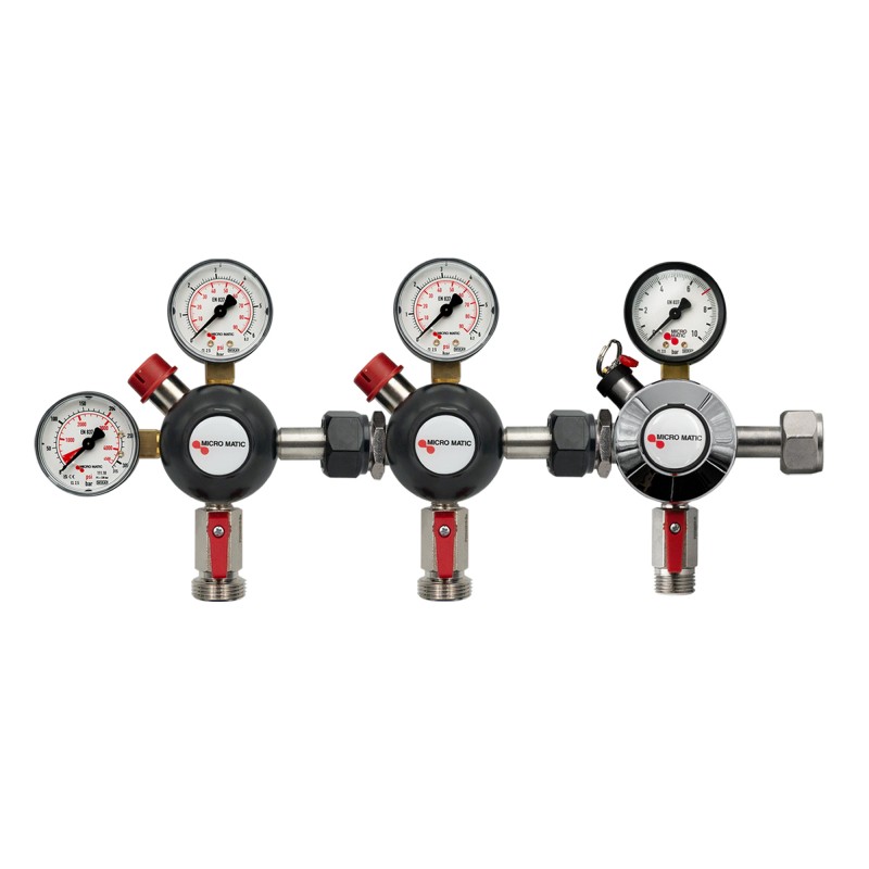 Triple détendeur CO2 - 3...