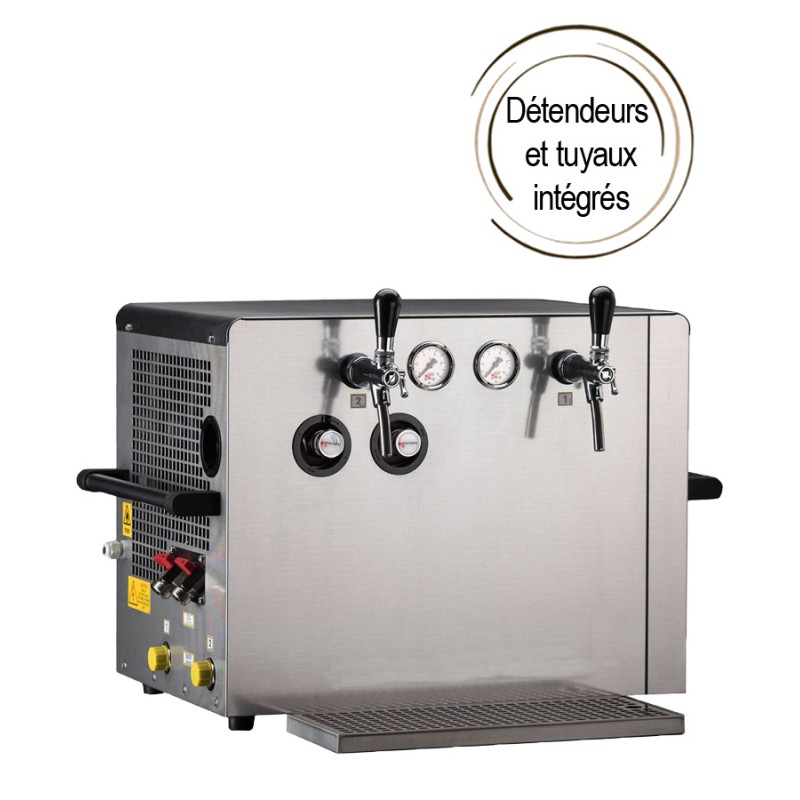 Tireuse à bière détendeurs intégrés