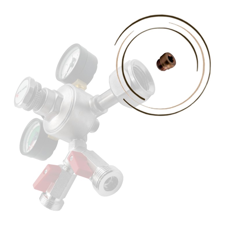 Vis porte joint pour détendeur