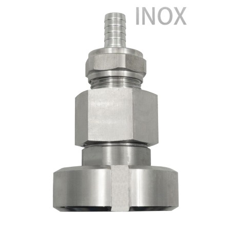 Adaptateur Inox sortie cuve Adaptateur Inox sortie cuve