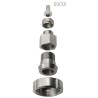 Adaptateur Inox sortie cuve Adaptateur Inox sortie cuve