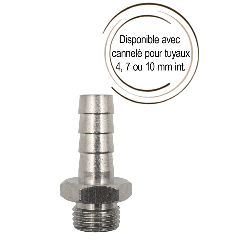 Embouts cannelés filetage 1/4