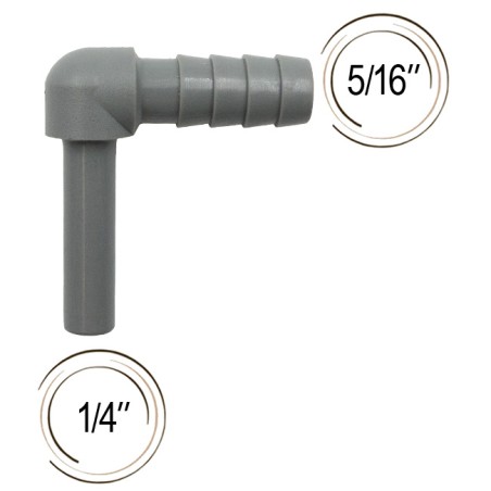 Double raccord coudée John Guest