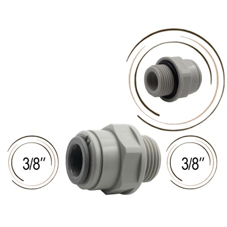 Union simple mâle 3/8 Union simple mâle 3/8
