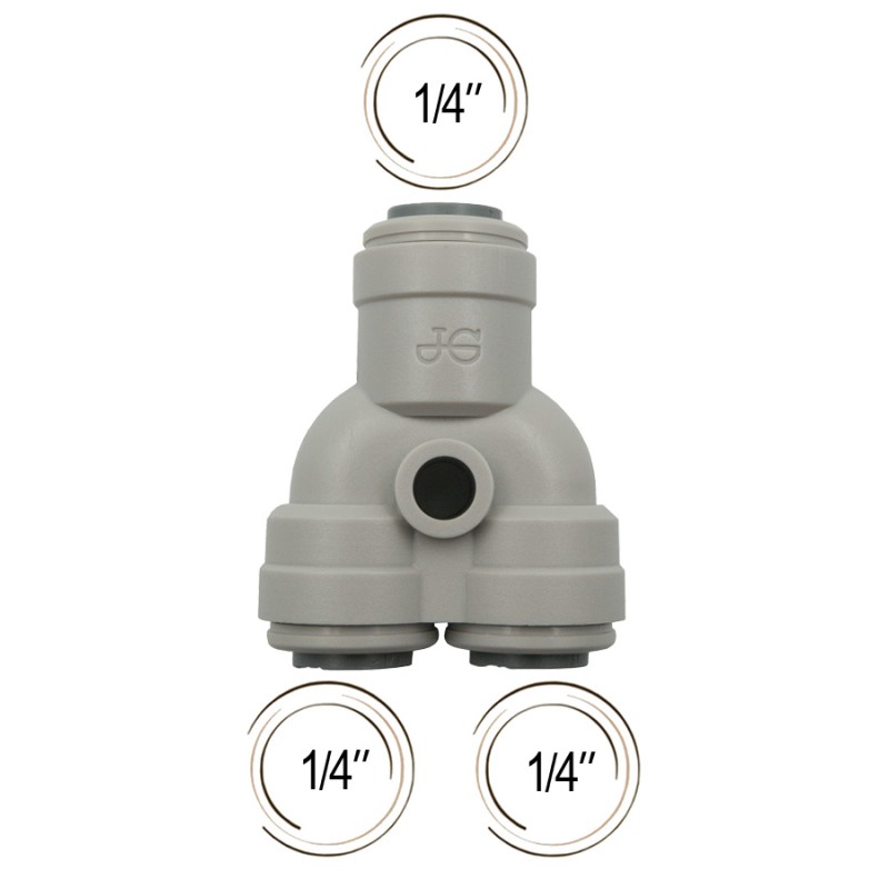 Raccord Y John Guest 1/4"