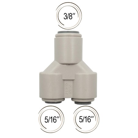 Raccord Y inégal John Guest