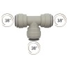 Raccord T john guest Raccord T john guest