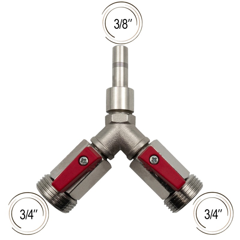 Répartiteur CO2 à vannes