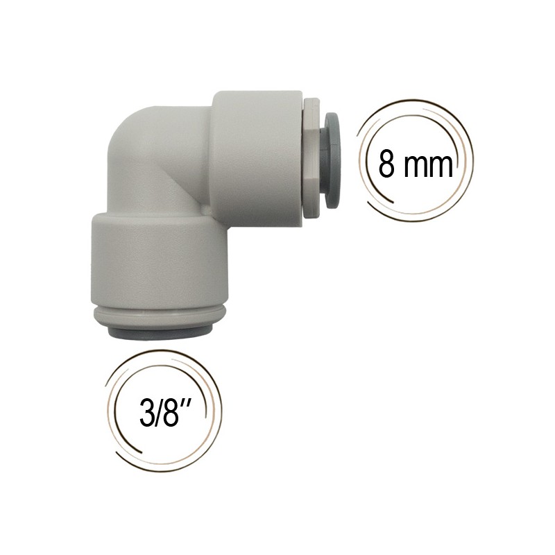 Raccord John guest coudé