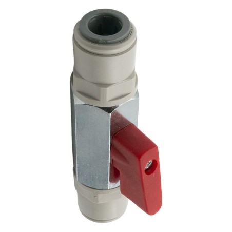 Vanne avec John Guest 3/8" Vanne avec John Guest 3/8"