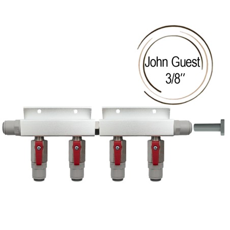 Distributeur CO2 deux vannes