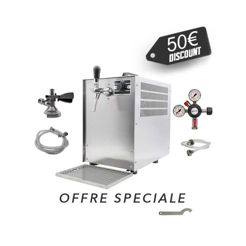 tireuse grise et accessoires