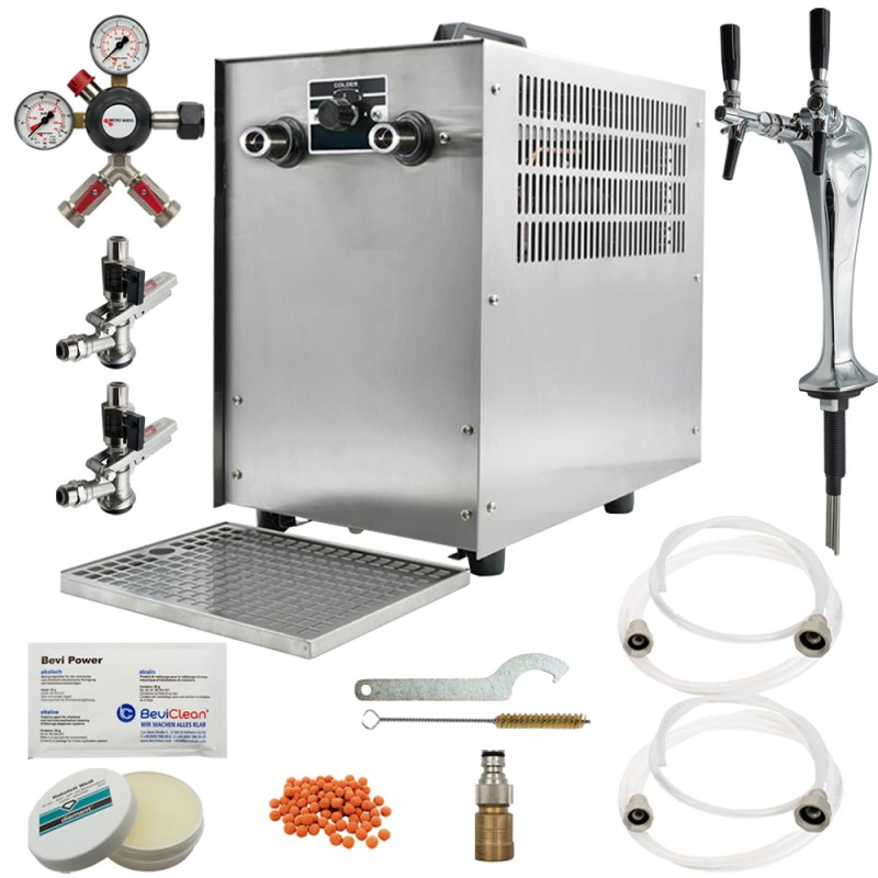 Pack tireuse sous comptoir avec colonne