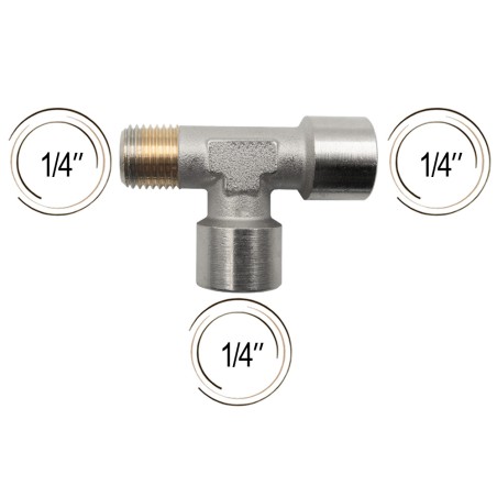 Raccord en T 1/4" Raccord en T 1/4"