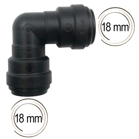 Raccord coudé John Guest