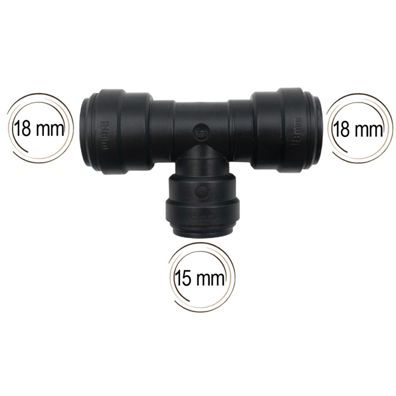 Raccord en T type John Guest