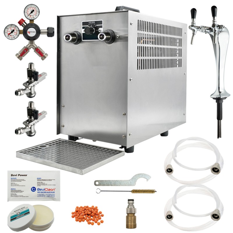 Pack tireuse sous comptoir avec colonne