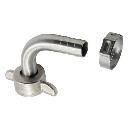 embout cannelé avec joint et écrou