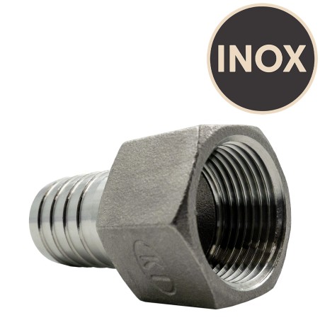 Écrou avec embout cannelé 25 mm