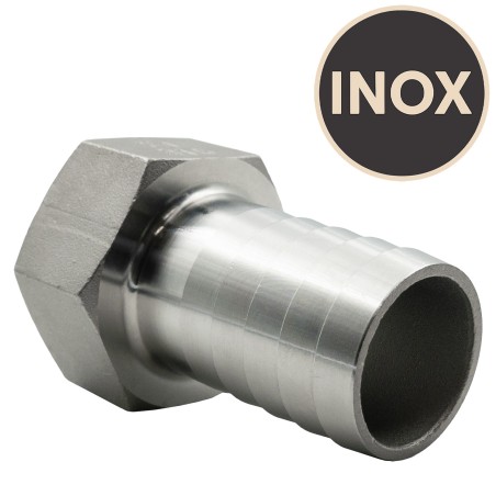 Écrou avec embout cannelé Inox