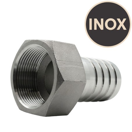 Écrou avec embout cannelé Inox