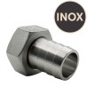 Raccord avec embout cannelé 1"