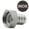 Raccord avec embout cannelé 1"