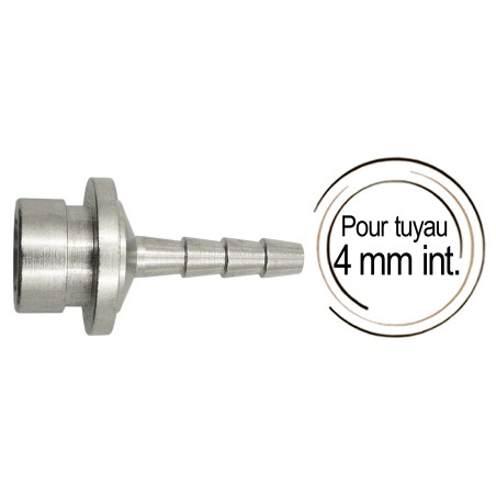 embout cannelé avec porte joint