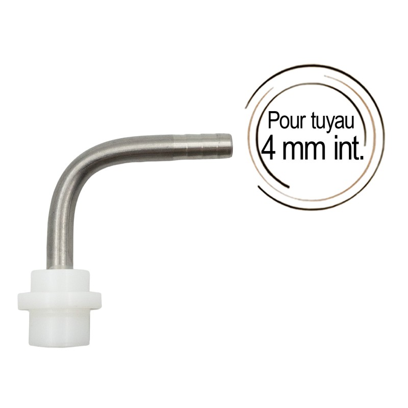 embout cannelé 90°