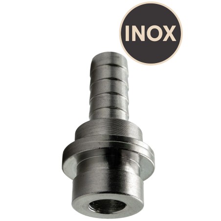 Embout cannelé Inox 7 mm