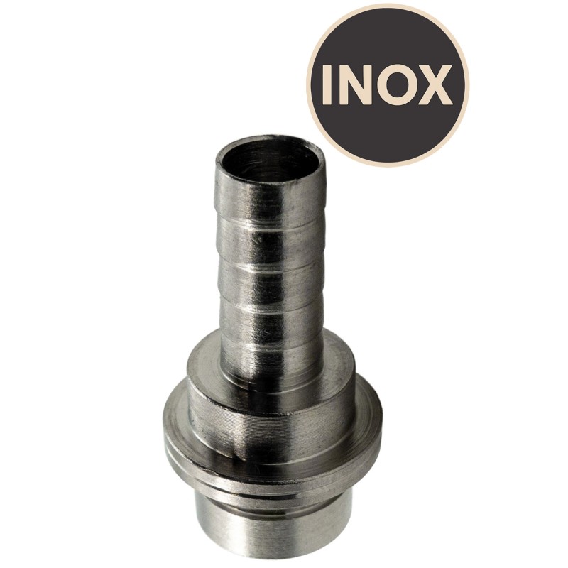 Embout cannelé Inox 7 mm