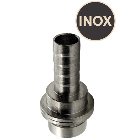 Embout cannelé Inox 7 mm