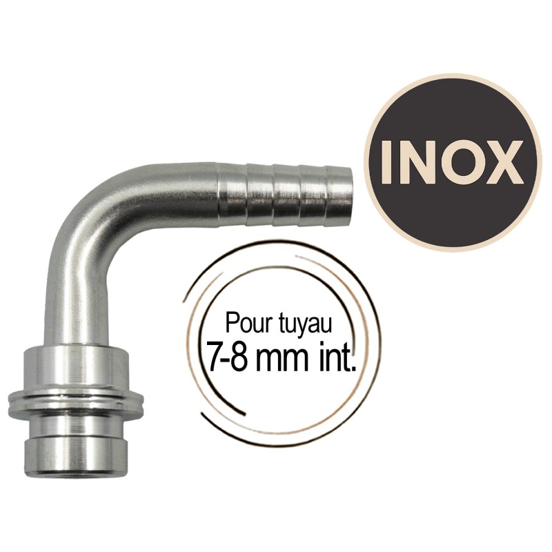 embout cannelé coudé 90°