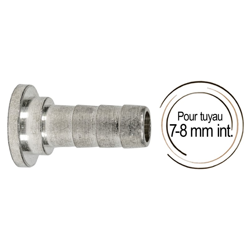 embout cannelé plat 7 mm