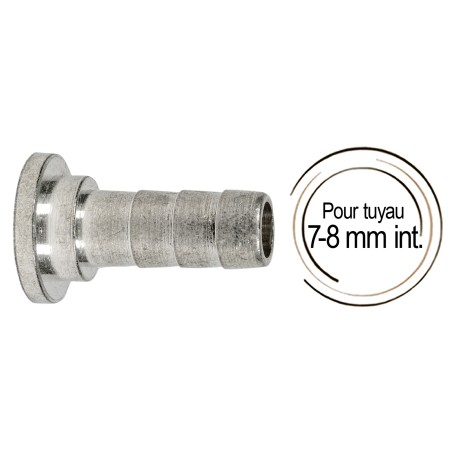 embout cannelé plat 7 mm