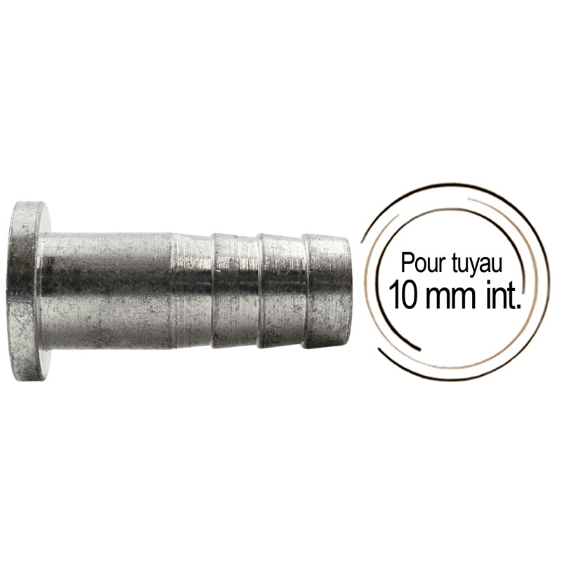 embout cannelé plat