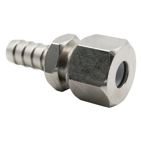 raccord serpentin avec embout cannelé